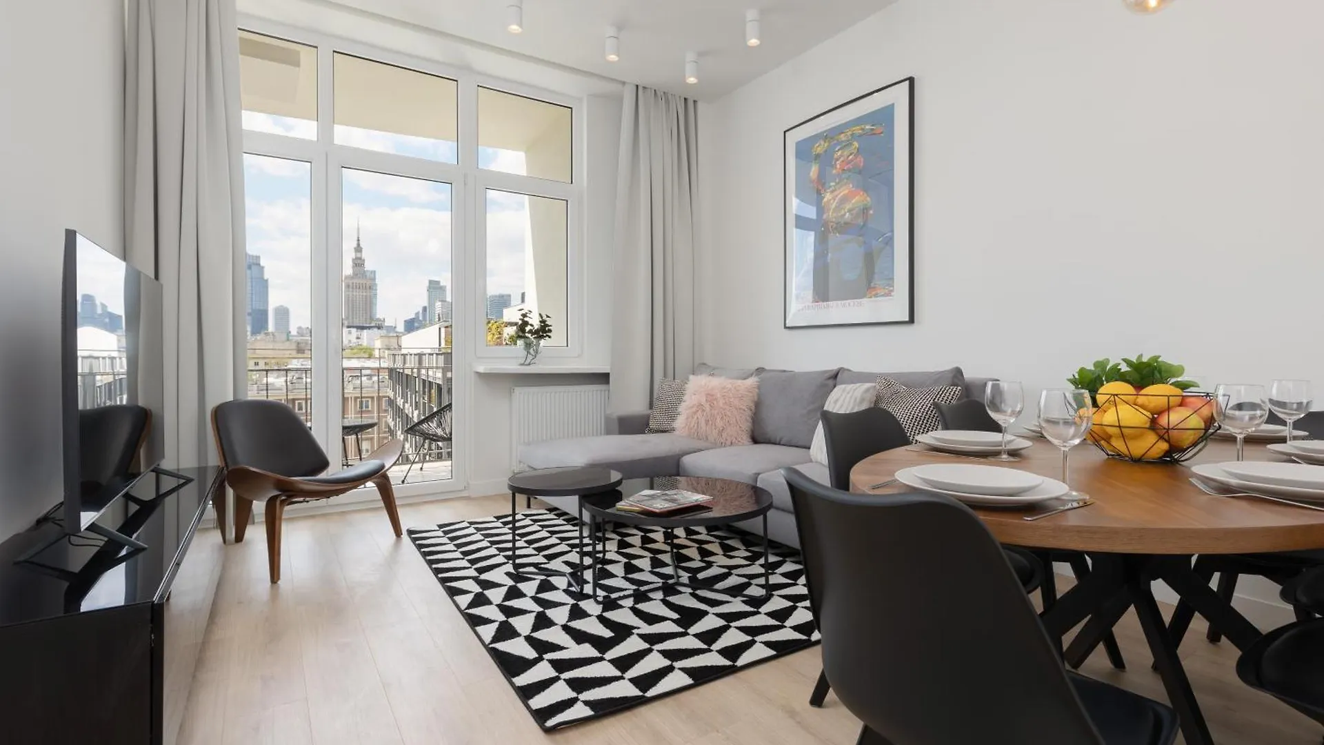 City Panorama Spacious Apartment By Renters Prestige Warsaw